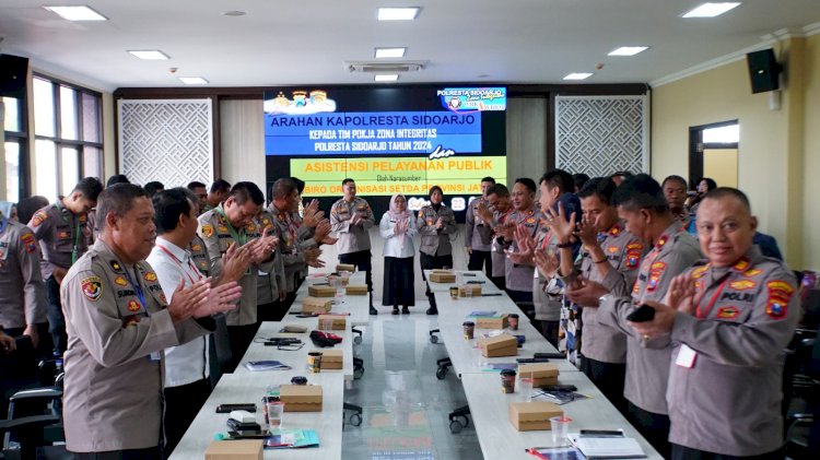 Asistensi Pelayanan Publik di Polresta Sidoarjo